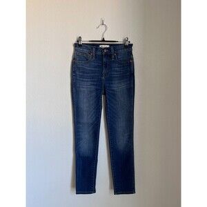 Madewell 10" High-Rise Skinny Jeans in Danny Wash Size 24 PETITE